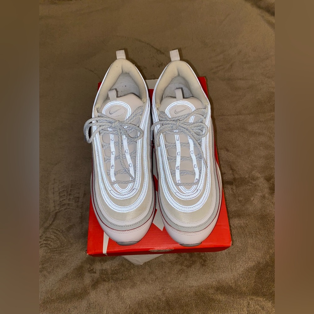 Air max 97 pink white blue reflective